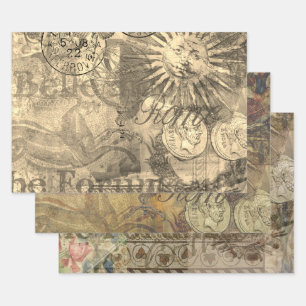 Feuille De Papier Cadeau Histoire romaine Italie Voyage Vacances Ville