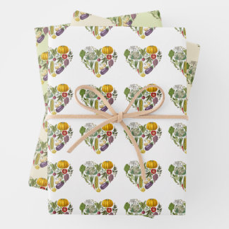 Feuille De Papier Cadeau Hobby Garden Végétation Coeur croissant