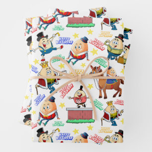 Feuille De Papier Cadeau Humpty Dumpty Anniversaire de enfant Party