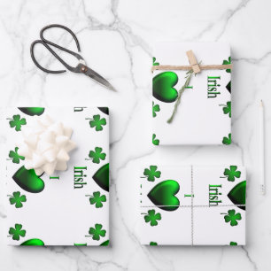 Feuille De Papier Cadeau I Heart Irish