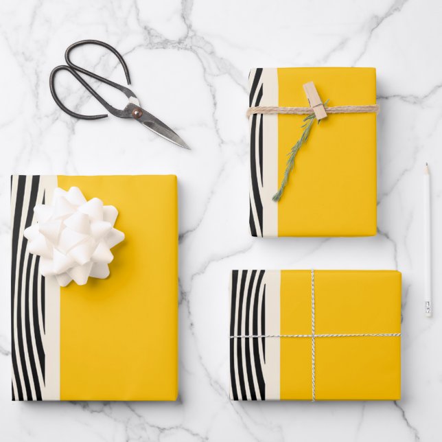 Feuille De Papier Cadeau Illusion optique (Recto)