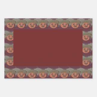 Feuille De Papier Cadeau Jack O'Lantern