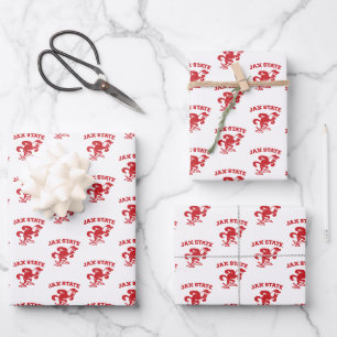 Feuille De Papier Cadeau Jacksonville State University JAX State Gamecocks