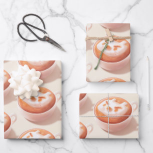 Feuille De Papier Cadeau Je suis en train de foaming With Feeling - Coffee 