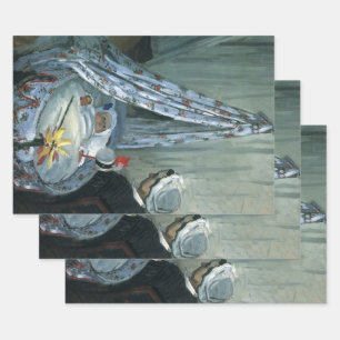 Feuille De Papier Cadeau Jean Monet dans son berceau par Claude Monet