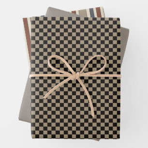 Feuille De Papier Cadeau Jeu de chèques-cadeaux rustique pour pays primitif