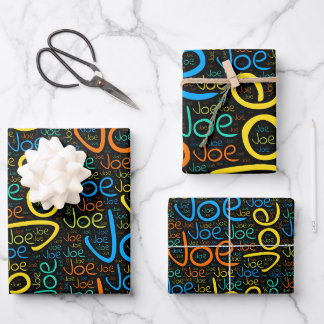Feuille De Papier Cadeau Joe