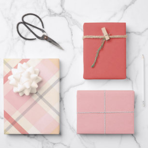 Feuille De Papier Cadeau Joli Baby shower rose Mélange et correspondance