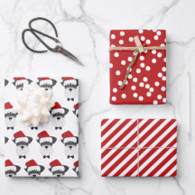 Joli Schnauzer & Red Stried Christmas