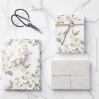 Jolie Mariage Arbre Fleurissant Crème