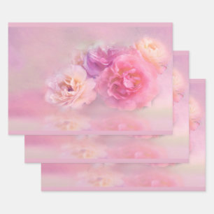 Feuille De Papier Cadeau Jolie oeillette rose Stylo Photographie