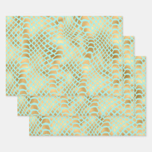 Feuille De Papier Cadeau Jolie peau de serpent