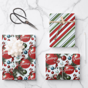 Feuille De Papier Cadeau Jolly Elf Jamboree