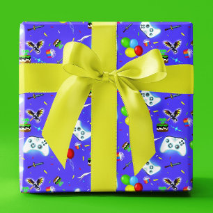 Feuille De Papier Cadeau Joueur épique Joyeux Anniversaire Coup critique !
