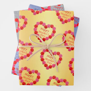 Feuille De Papier Cadeau jour de la mère
