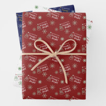 Joyeux et brillant emballage de Noël