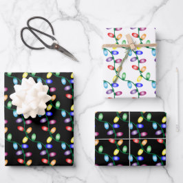 Feuille De Papier Cadeau Joyeux et Lumineux