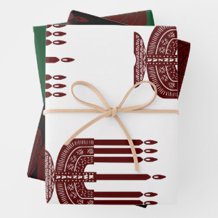Feuille De Papier Cadeau Joyeux Kwanzaa