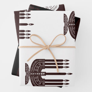 Feuille De Papier Cadeau Joyeux Kwanzaa