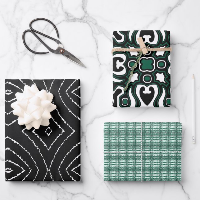 Feuille De Papier Cadeau Joyeux Kwanzaa (Recto)