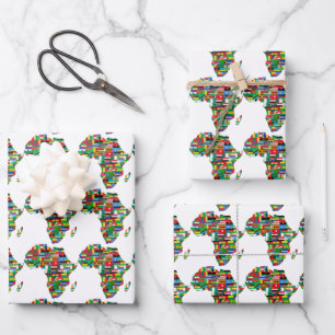Feuille De Papier Cadeau Joyeux Kwanzaa 
