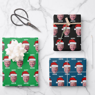 Feuille De Papier Cadeau Joyeux Pâques Joe Biden 4 juillet