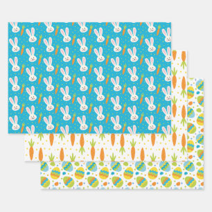 Feuille De Papier Cadeau Joyeux Pâques ou Printemps