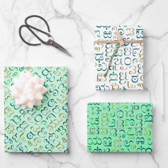 Feuille De Papier Cadeau Kannada (Recto)