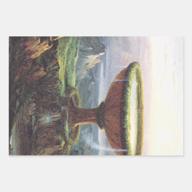 Feuille De Papier Cadeau La coupe du Titan par Thomas Cole (Devant)