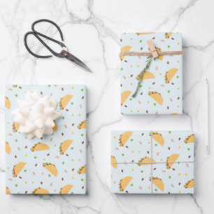 Feuille De Papier Cadeau La faim du Motif de Tacos