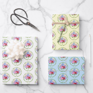 Feuille De Papier Cadeau La fête des mères avec Blumenstrauss