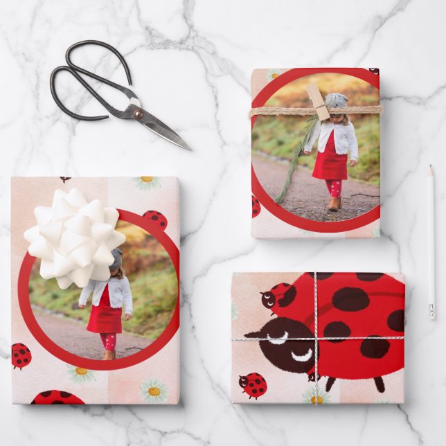 Feuille De Papier Cadeau Lady (Recto)