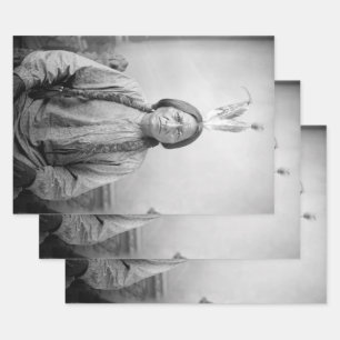 Feuille De Papier Cadeau Lakota Leader assis Bull Amérindien