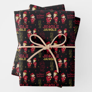 Feuille De Papier Cadeau L'ANNÉE SANS SANTA CLAUS™   Motif Elf