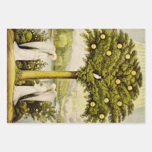 Feuille De Papier Cadeau L'arbre de vie