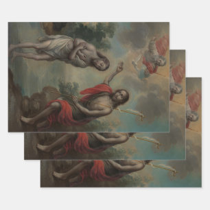 Feuille De Papier Cadeau Le baptême du Christ par Nicolás Enríquez