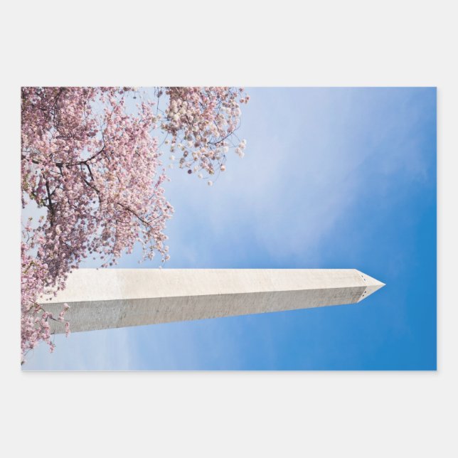Feuille De Papier Cadeau Le monument de Washington (Devant)