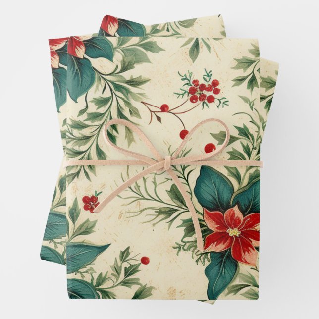 Feuille De Papier Cadeau Le passé de Noël (En situation)