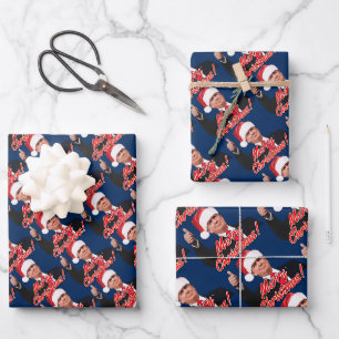 Feuille De Papier Cadeau Le président Donald Trump Joyeux Noël