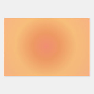 Feuille De Papier Cadeau Leo Zodiac, Leo Aura Orange Gradient