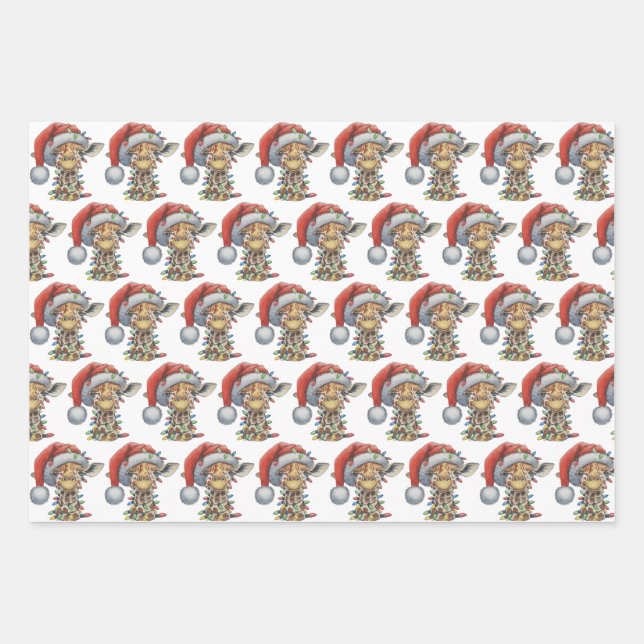 Feuille De Papier Cadeau Les amis festifs (Devant 3)