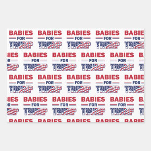 Feuille De Papier Cadeau Les bébés pour Trump
