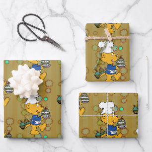 Feuille De Papier Cadeau Les bonbons de Ferald