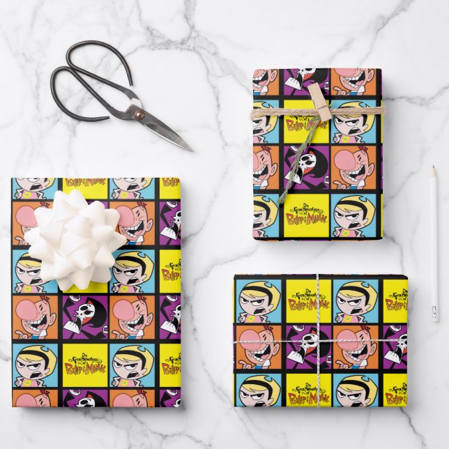 Feuille De Papier Cadeau Les Grandes Aventures de Billy & Mandy Character A (Recto)
