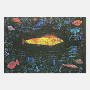 Feuille De Papier Cadeau Les peintures populaires de Paul Klee