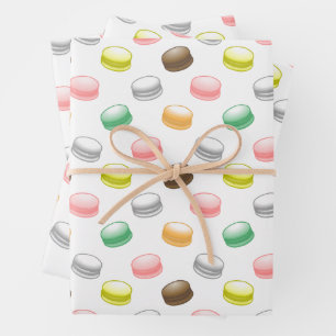 Feuille De Papier Cadeau Macarons Sweet 16 ans