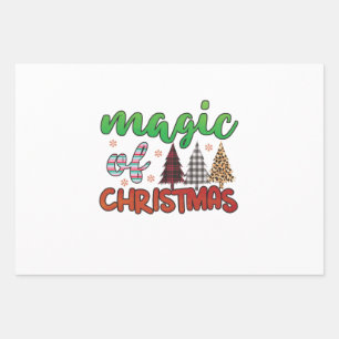 Feuille De Papier Cadeau Magie Cadeau De Noël