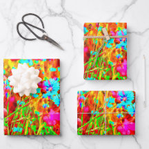 Magique Colorée Flower Meadow Pop Art