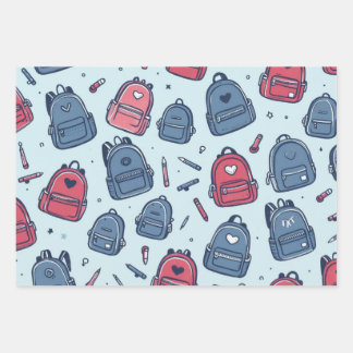 Feuille De Papier Cadeau Magnifique sac à dos