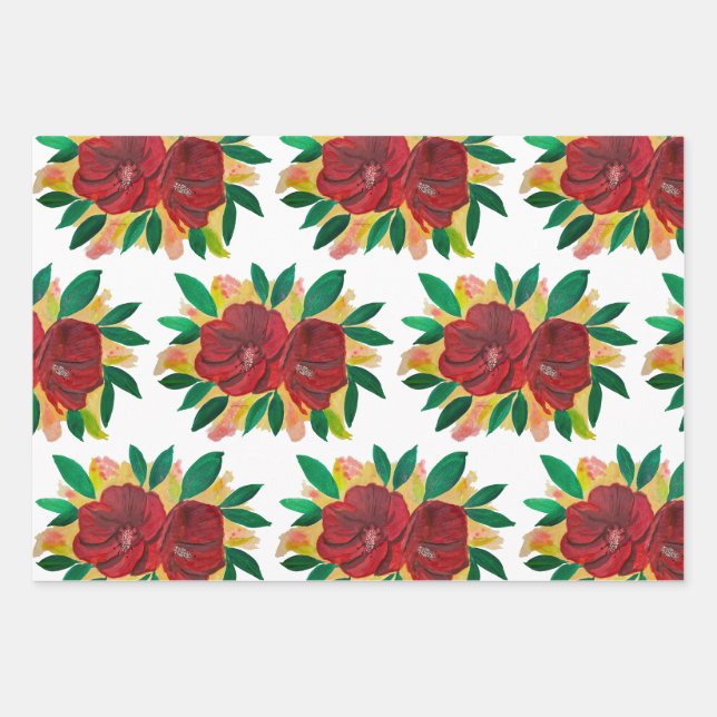 Feuille De Papier Cadeau Mahalo wrapping paper sheets (Devant)